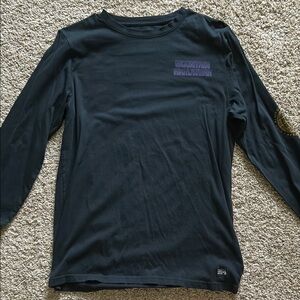 Mountain Hardwear Black Long Sleeve Performance Tee